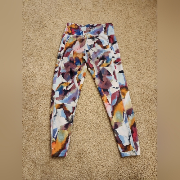 Calvin Klein Performance Women  High Waist Multicolor Leggings Size M #D89 - Picture 6 of 7